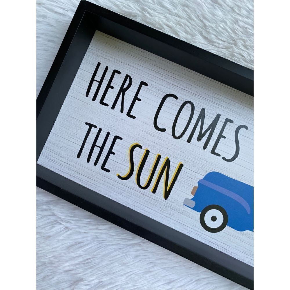 NWT Huntington Home 1 Reversible Design Horizontal Box Sign Plaque - Picture 5 of 13